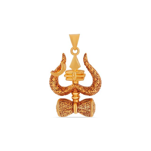 Trishul Harmony Gold Pendant 