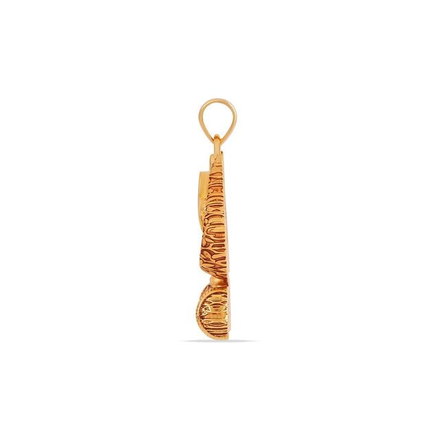 Trishul Harmony Gold Pendant 2