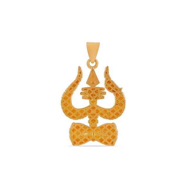 Trishul Harmony Gold Pendant 3