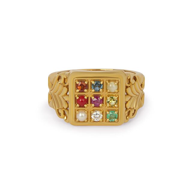 Tanishq 22KT Diamond Finger Ring 