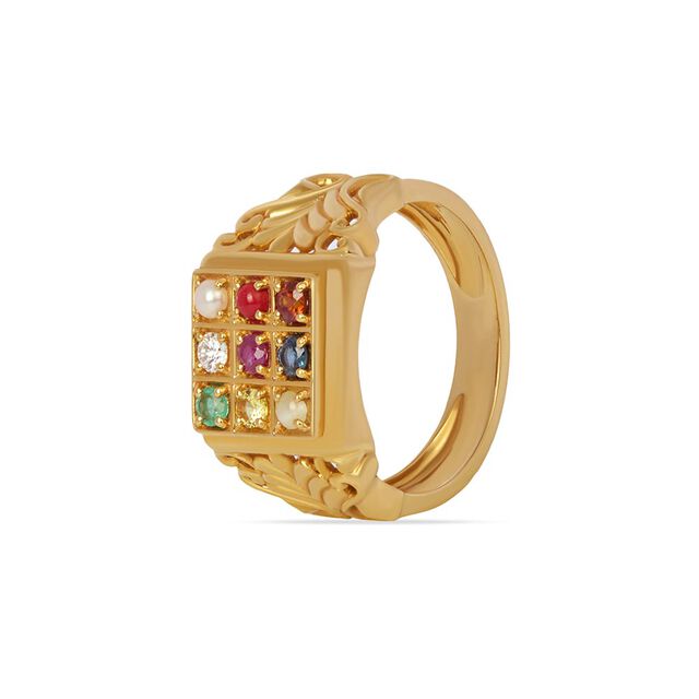 Tanishq 22KT Diamond Finger Ring 2