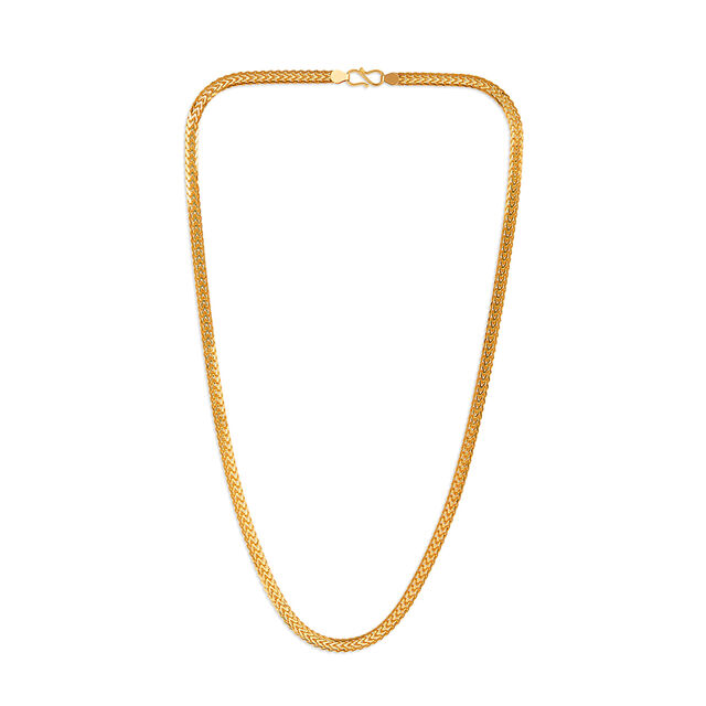 Tanishq 22KT Gold Chain for Men 
