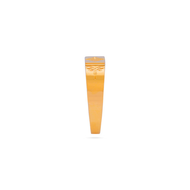 Modern Gold Signet Ring
