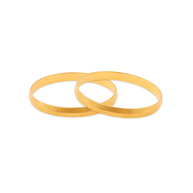 Modern Minimalist Gold Kada