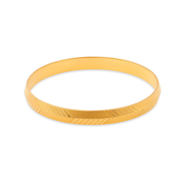 Modern Minimalist Gold Kada