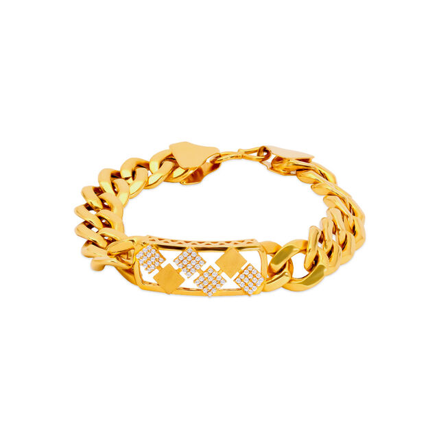 Tanishq 22KT  Gold Bracelet  for Men