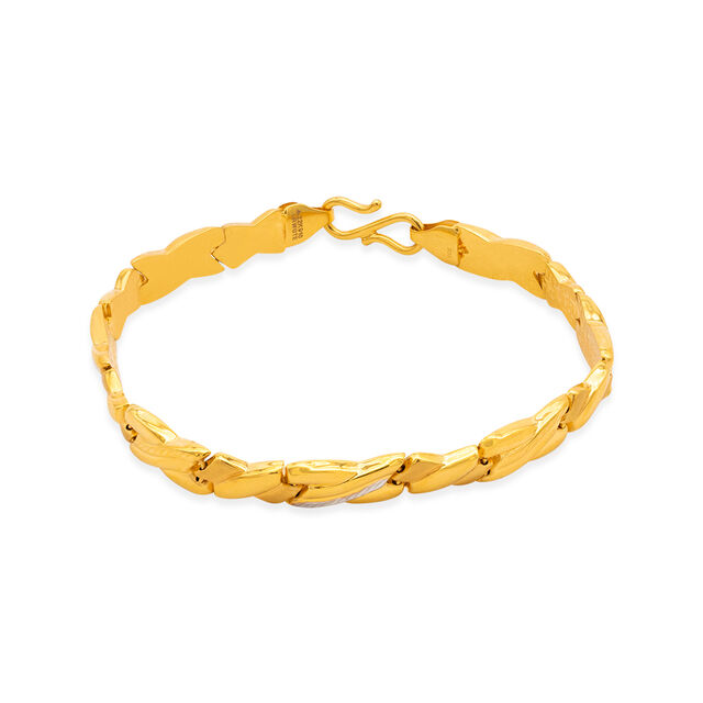 Braided Gold Bracelet for Men 