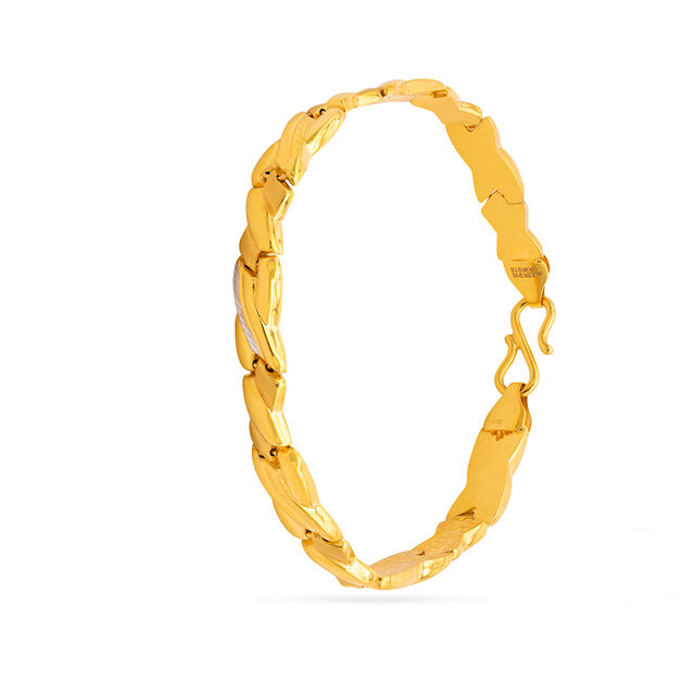 Braided Gold Bracelet for Men 2