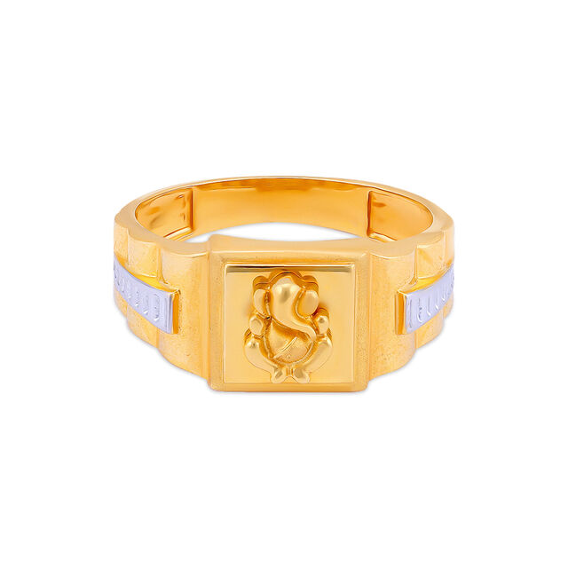 Classic Signet-Style Gold Ring 