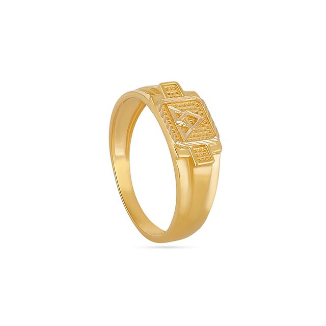 Tanishq 22KT Gold Finger Ring for Men 2