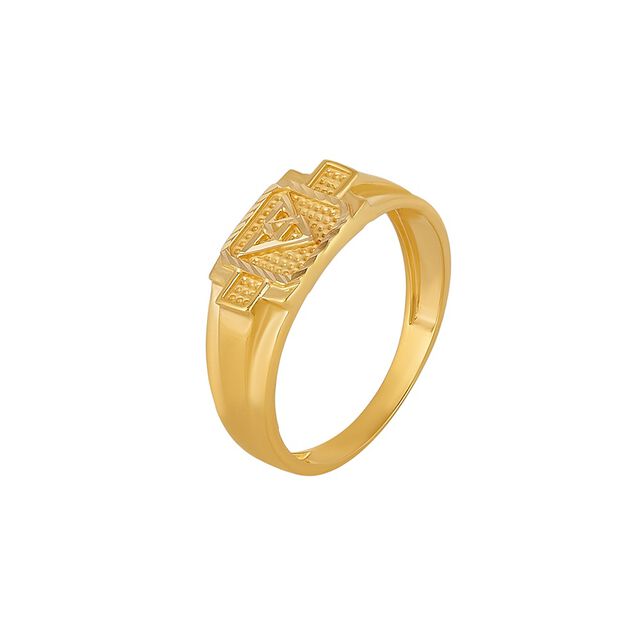 Tanishq 22KT Gold Finger Ring for Men 3