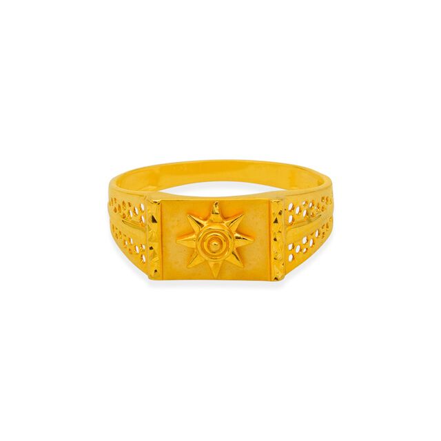 Tanishq 22KT Gold Finger Ring for Men