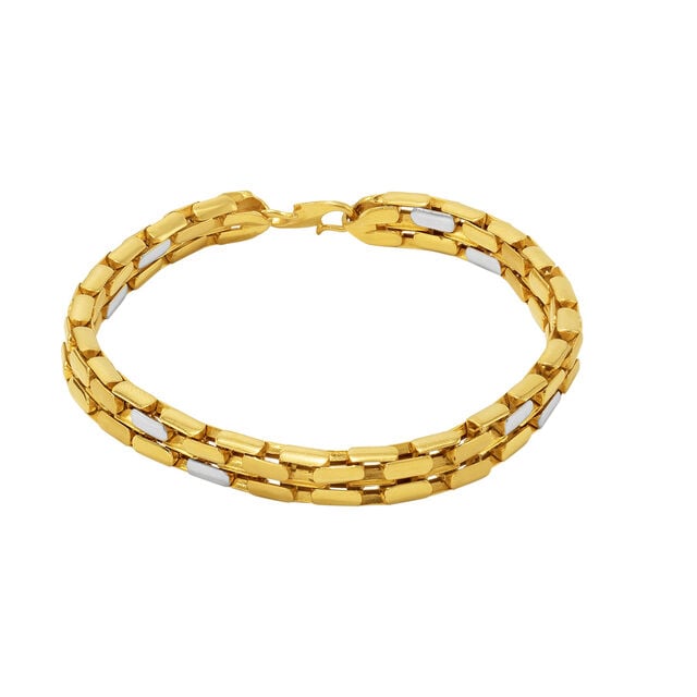 Gridlock Gold Bracelet for Men 2