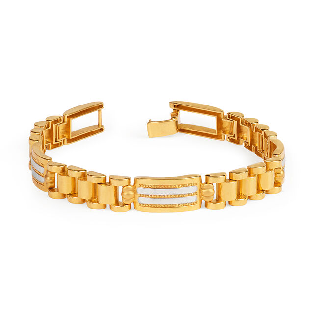 Tanishq 22KT Gold Bracelet for Men 