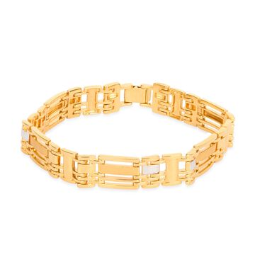Tanishq 22KT Gold Bracelet for Men