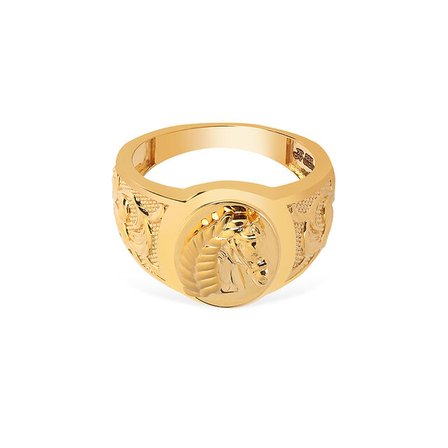 Tanishq 22 Karat Gold Finger Ring for Men 2