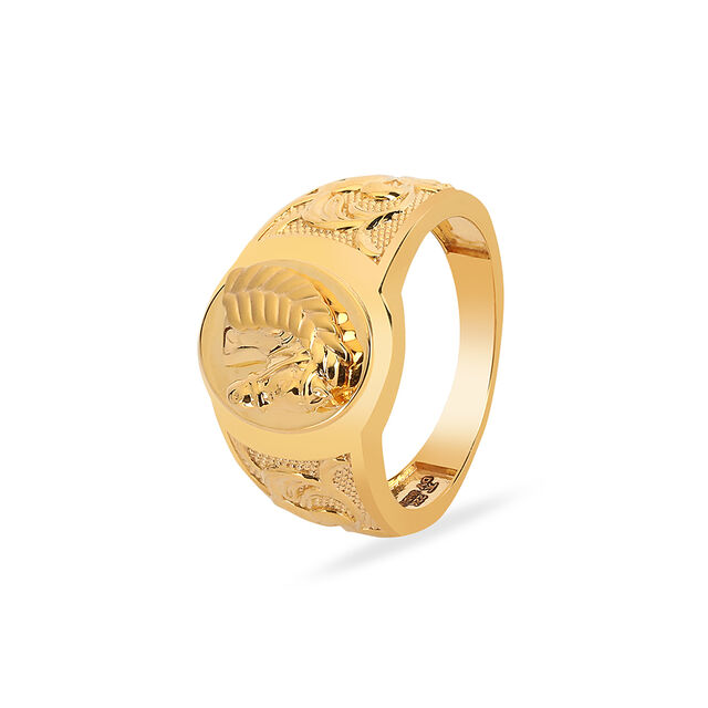 Tanishq 22 Karat Gold Finger Ring for Men 3