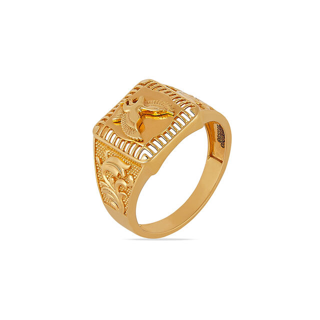 Tanishq 22KT Gold Finger Ring for Men 4