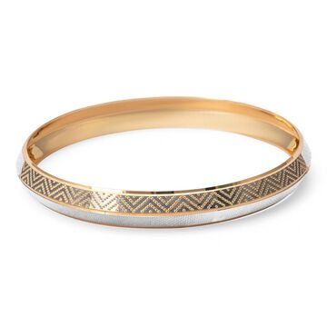 Sleek Precision Men's Geometric Kada