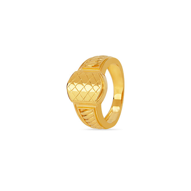 Tanishq 22KT Gold Finger Ring for Women 2