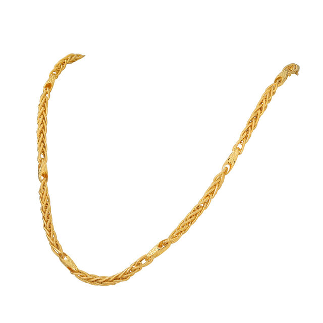Classic Twisted Rope Gold Chain 3