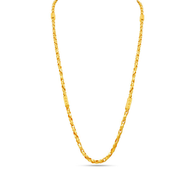 Heritage Meets Modern Elegance Gents Gold Chain