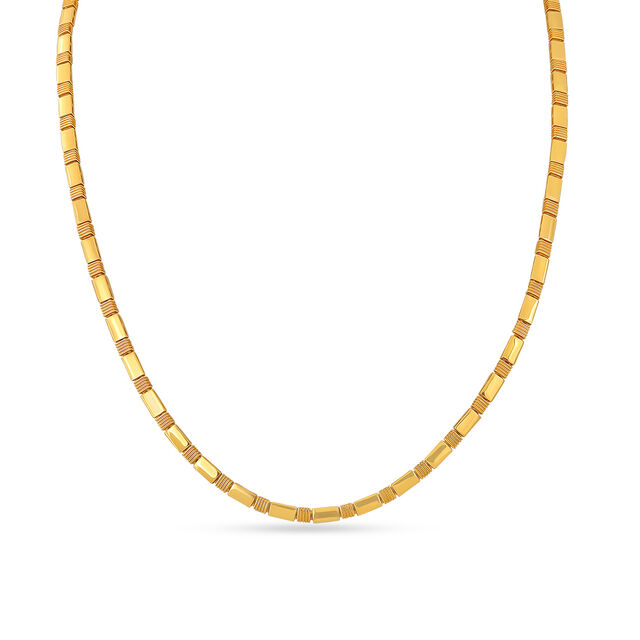 Sleek Modern Gold Chain