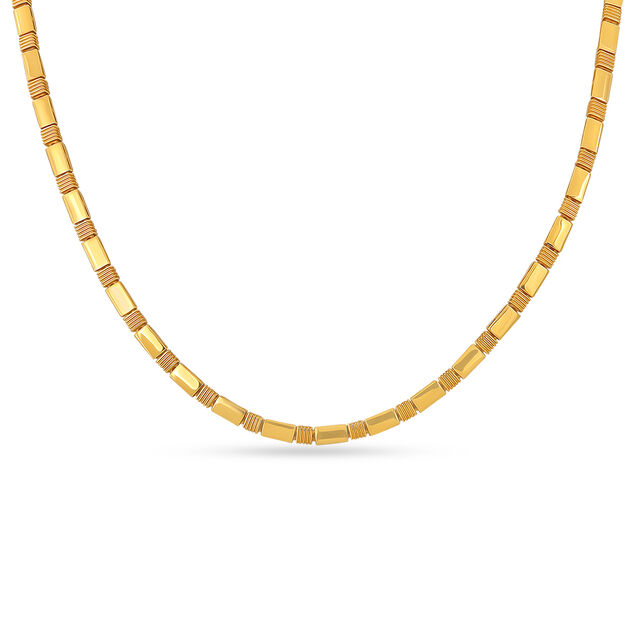 Sleek Modern Gold Chain