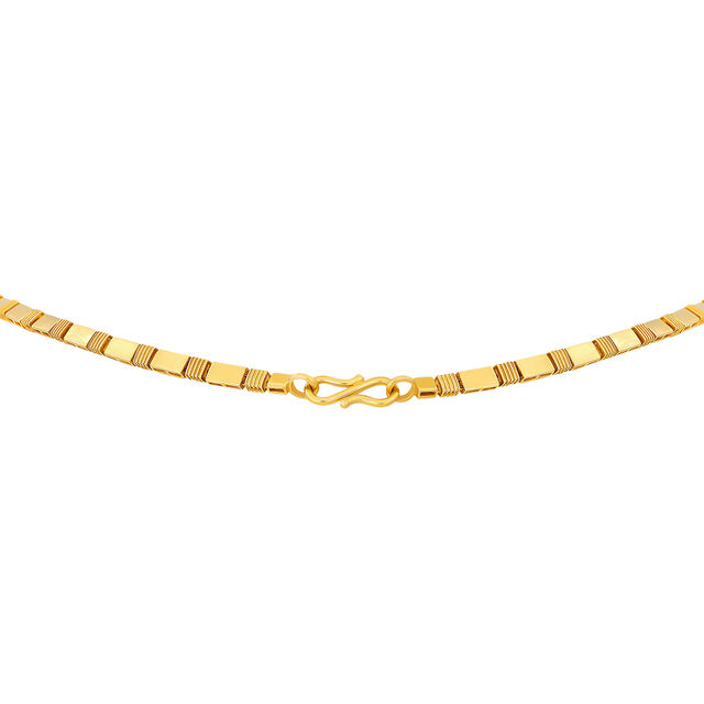 Sleek Modern Gold Chain