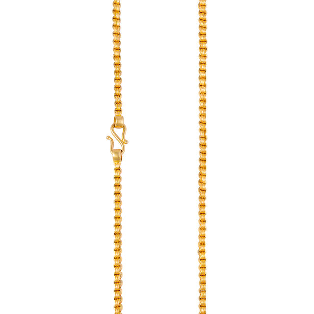 Box-Style Gold Chain for Men 2