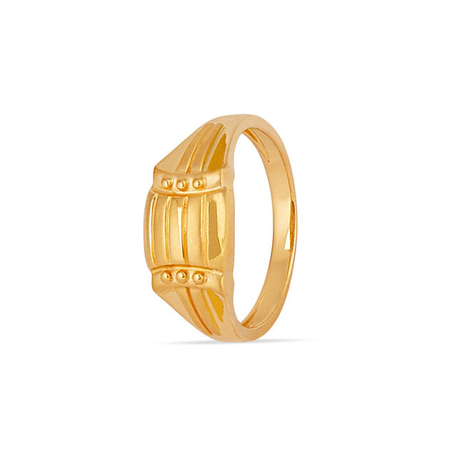 Tanishq 22KT Gold Finger Ring for Men 2