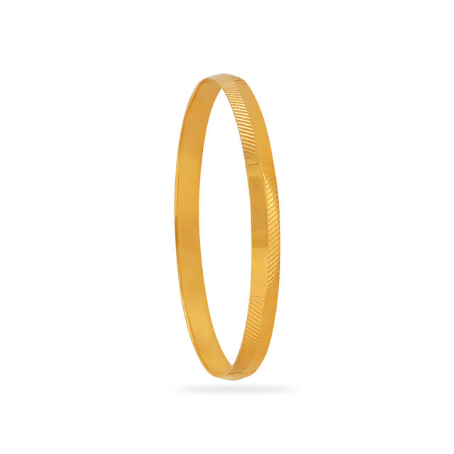 Sleek Gold Gentleman's Kada