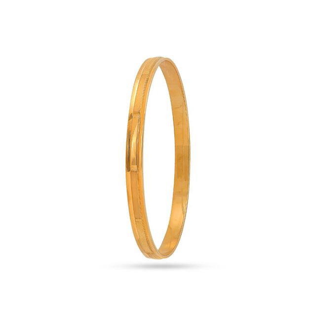 Simplicity Personified Gents Gold Kada