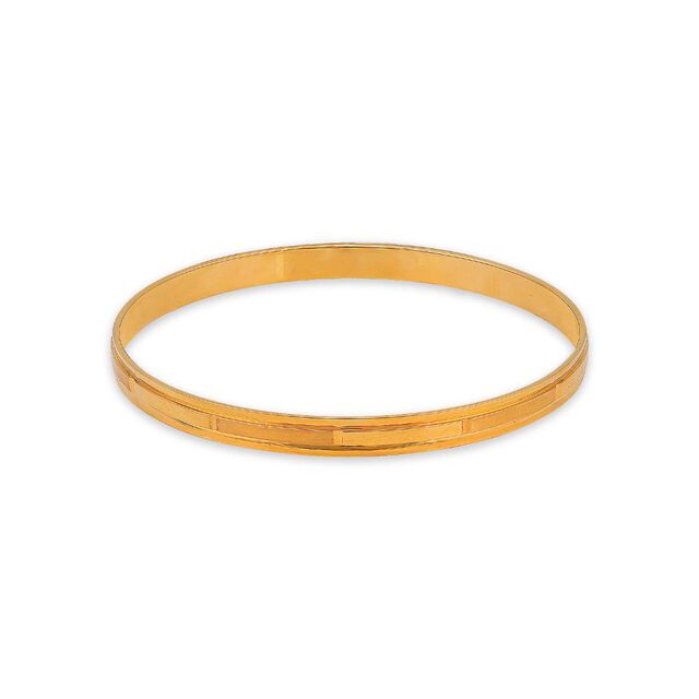 Simplicity Personified Gents Gold Kada