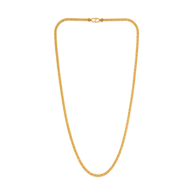 Tanishq 22KT Gold Chain for Men 
