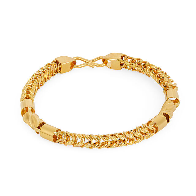 Tanishq 22KT Gold Bracelet for Men 