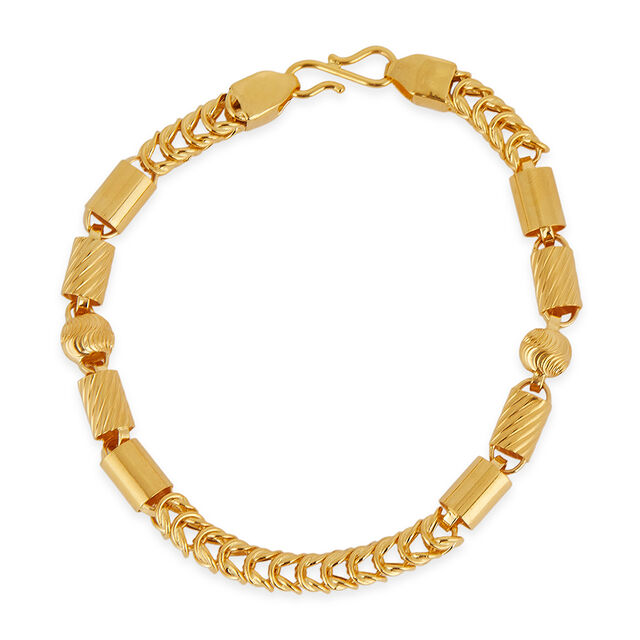 Tanishq 22KT Gold Bracelet for Men 3