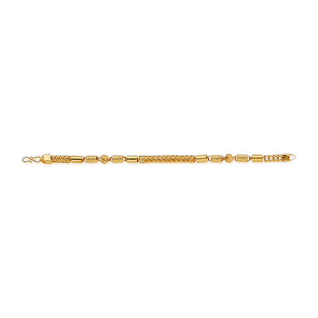 Tanishq 22KT Gold Bracelet for Men 4