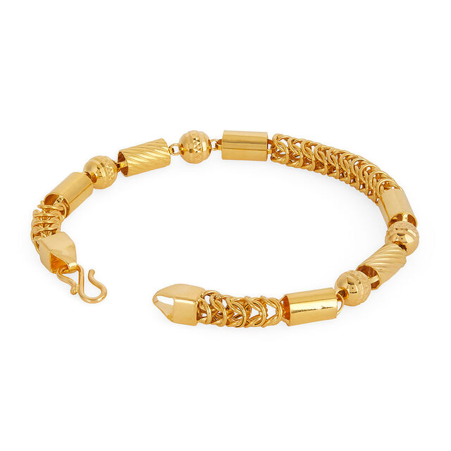 Tanishq 22KT Gold Bracelet for Men 2