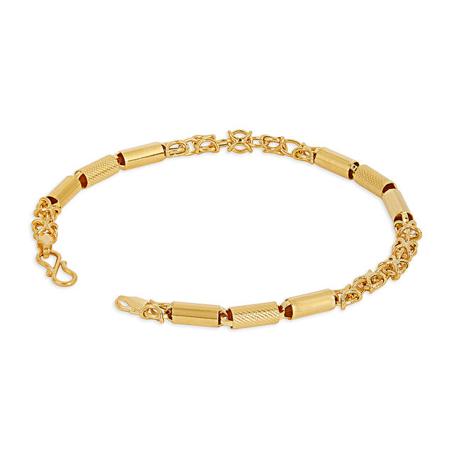 Tanishq 22KT Gold Bracelet for Men 2