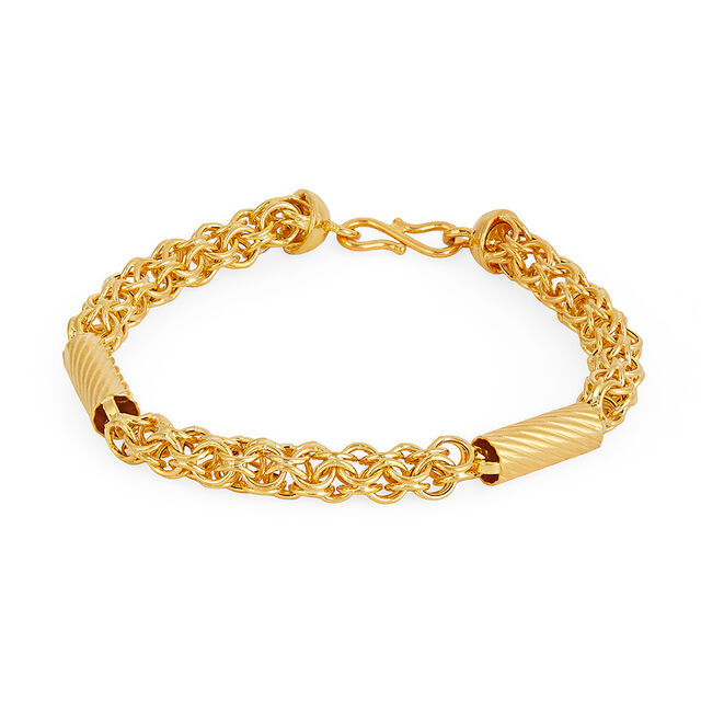 Tanishq 22KT Gold Bracelet for Men 