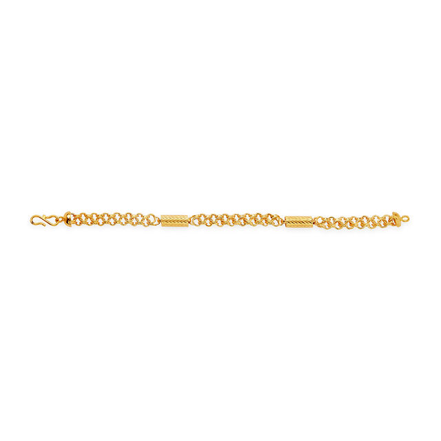 Tanishq 22KT Gold Bracelet for Men 3