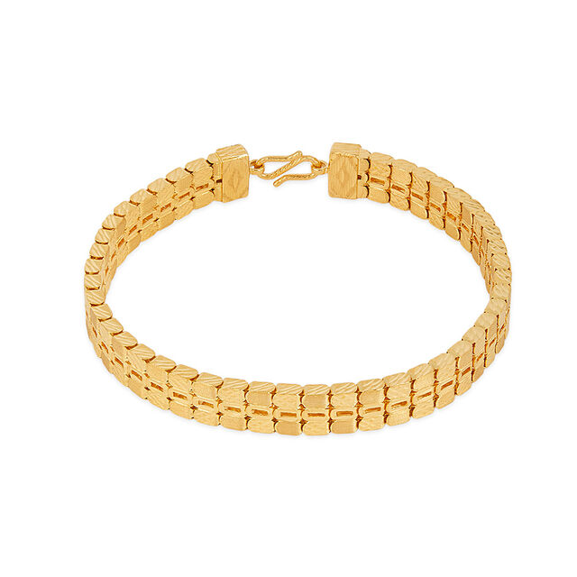 Tanishq 22KT Gold Bracelet for Men 