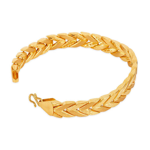Tanishq 22KT Gold Bracelet for Men 2