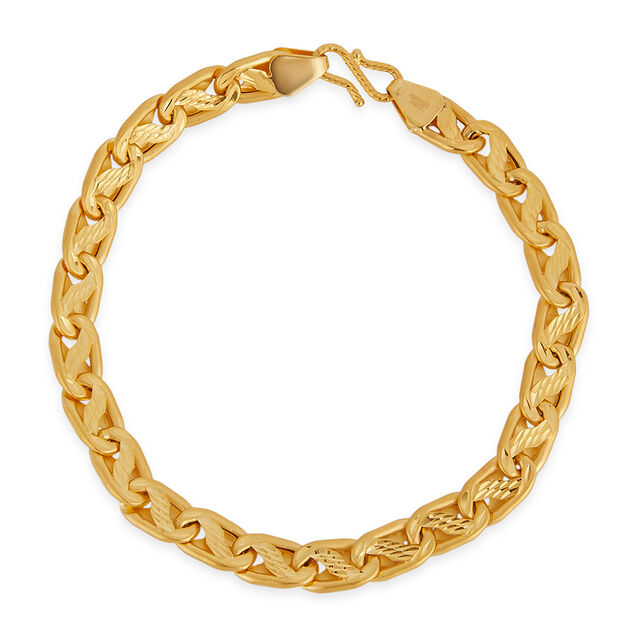 Tanishq 22KT Gold Bracelet for Men 3
