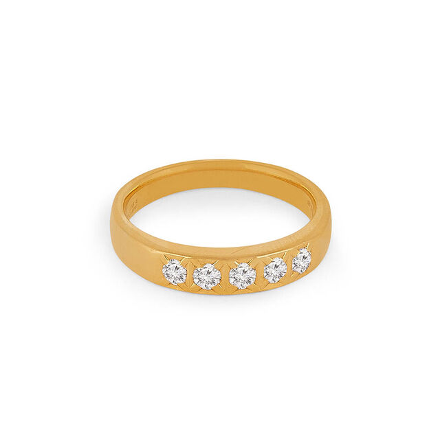 Tanishq 22KT Diamond  Finger Ring 