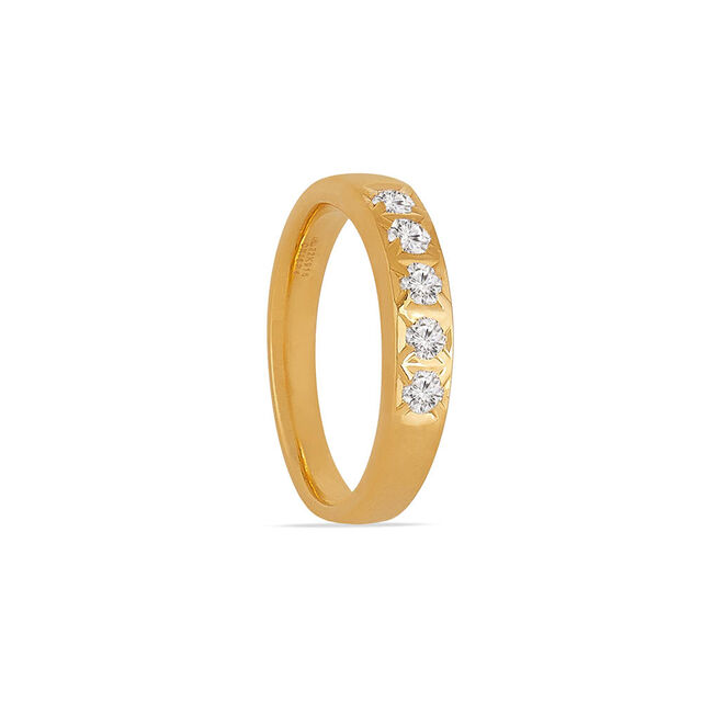 Tanishq 22KT Diamond  Finger Ring 2