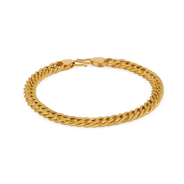 Tanishq 22KT Gold Bracelet for Men 