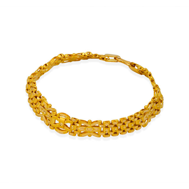 Tanishq 22 Karat Gold Bracelet for Men