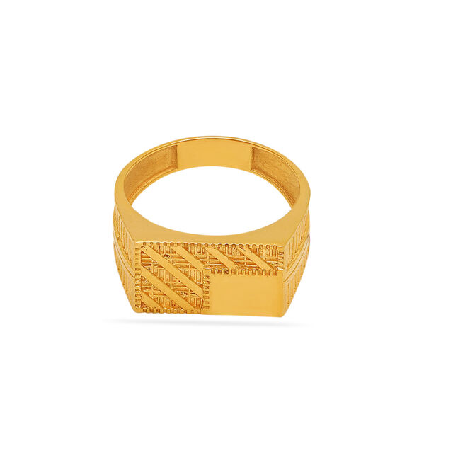 Tanishq 22KT Gold Finger Ring for Men